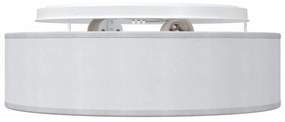 vidaXL Λάμπα Οροφής Γκρι 38 x 13.5 εκ. ύφασμα