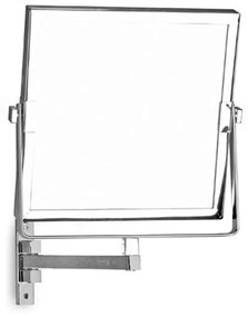 Μεγεθυντικός Καθρέπτης Μπάνιου Hotel HY-1818 20x22cm Chrome Karag Glass