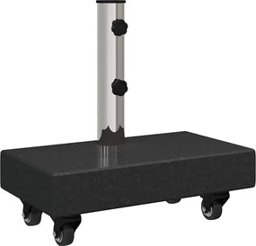 vidaXL Βάση ομπρέλας Μαύρο 45 x 25 x 45 εκ. Γρανίτης