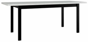 Τραπέζι Victorville 177, Άσπρο, Grandson δρυς, 78x90x160cm, 41 kg, Επιμήκυνση, Πλαστικοποιημένη μοριοσανίδα, Ξύλο, Μερικώς συναρμολογημένο