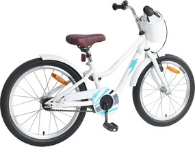 vidaXL Παιδικό Ποδήλατο 18 ίντσες για 5-7 Ετών Λευκό