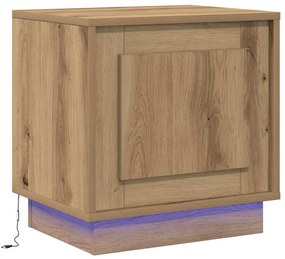 vidaXL Κομοδίνο με 2 pcs artisan δρυς 44 x 34.5 x 45 εκ
