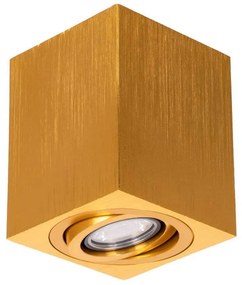 Φωτιστικό Οροφής - Σποτ Akira 60624 GU10 8x8x10cm Gold GloboStar