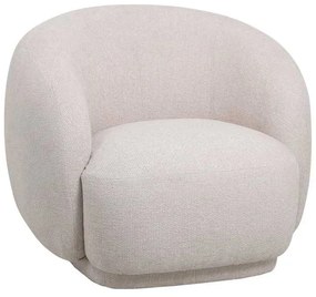 Πολυθρόνα Freya pakoworld εκρού ύφασμα 93x87x76εκ