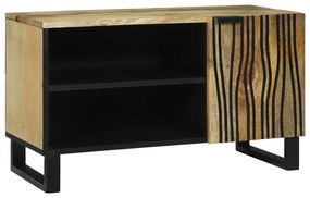 vidaXL Ντουλάπι τηλεόρασης 80x31.5x46 εκ. Στρατηγικά ξύλο μάνγκο και ξύλο προσδιορισμού