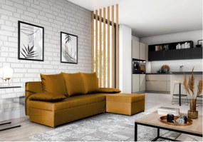 Γωνιακός καναπές Nogi-Moustardi