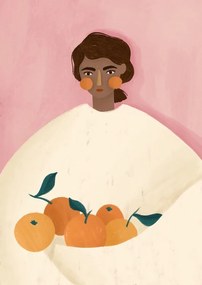 Εικονογράφηση The Woman With the Oranges, Bea Muller