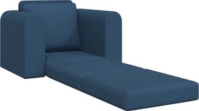 vidaXL Κρεβάτι καναπές Μπλε 98 x 71 x 83 εκ. ύφασμα