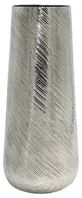 Μεταλλικό Διακοσμητικό Βάζο FL7803 Fylliana Ασημί Φ15x35 εκ. 15x15x35 εκ.