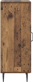 vidaXL Πλαϊνό γραφείο Παλαιωμένο ξύλο 33 x 34,5 x 89,5 εκ