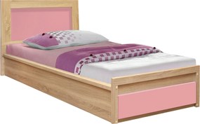 ΚΡΕΒΑΤΙ ΜΕ ΣΥΡΤΑΡΙ PLAYROOM HM330.02 SONAMA-ΡΟΖ 90Χ190εκ.