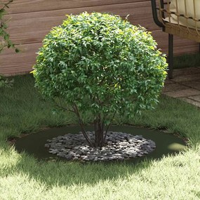 vidaXL Φλατ Δαχτυλίδια Δέντρων 5 pcs Λαδί Ø30 / 60 εκ. Ατσάλι