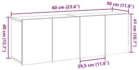 ΝΤΟΥΛΑΠΙΑ ΤΟΙΧΟΥ ΤΗΛΕΟΡΑΣΗΣ 2 ΤΕΜ. ARTISIAN ΔΡΥΣ 60X30X41 ΕΚ. 857665