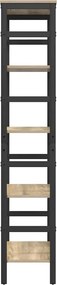 vidaXL Ράφι Βιβλίων Δρύς Sonoma 60 x 29,5 x 149 εκ Επεξεργασμένο ξύλο