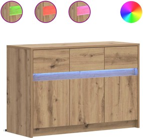 vidaXL Ντουλάπι TV 91 x 34 x 61 εκ. Artisan Δρυς Επεξεργασμένο Ξύλο