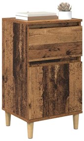 vidaXL Κομοδίνο Παλιό ξύλο 40 x 35 x 70 εκ. Επεξεργασμένο ξύλο