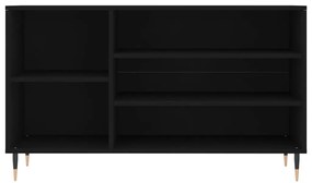 vidaXL Παπουτσοθήκη Μαύρο 102x36x60 εκ. από Επεξεργασμένο Ξύλο