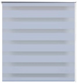 vidaXL Ρόλερ Zebra Λευκό 140 x 175 cm