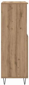 vidaXL Highboard Καφέ 60 x 36 x 110 εκ. Επεξεργασμένο ξύλο