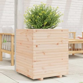 vidaXL Ζαρντινιέρα Κήπου 60x60x72 εκ από Μασίφ Ξύλο Πεύκου