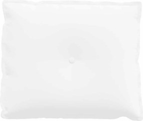vidaXL Μαξιλάρι Πλάτης Λευκό 60 x 19 x 50 εκ ύφασμα