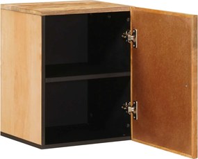 vidaXL Κρεμαστό ντουλάπι Καφέ 38 x 33,5 x 48 εκ. Στερεό ξύλο μάνγκο