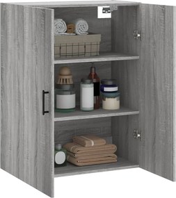vidaXL Ντουλάπι Τοίχου Γκρι Sonoma 69,5 x 34 x 90 εκ.