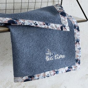 Πετσέτα Κουζίνας Tea Time Denim Nima 40x40cm 100% Βαμβάκι