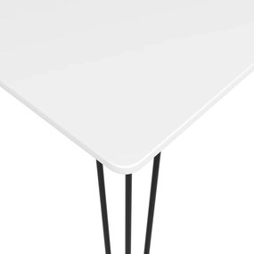 vidaXL Σετ Επίπλων Μπαρ 5 Τεμαχίων Λευκό / Γκρι