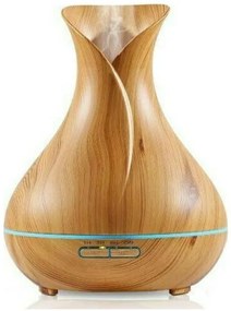 Led Συσκευή Αρωματοθεραπείας Υπερήχων Humidifier Xlarge Καφέ