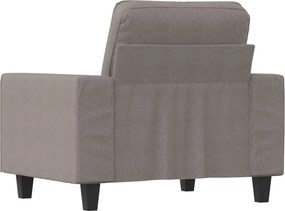 vidaXL Πολυθρόνα Taupe 60 εκ. Υφασμάτινη