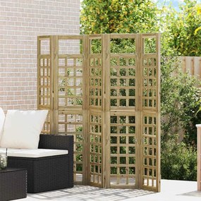 Παραβάν ιδιωτικότητας 5 pcs Καφέ 200 x 180 cm