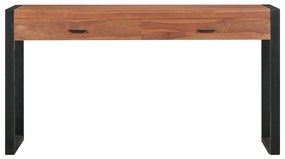 vidaXL Γραφείο με 2 Συρτάρια 140 x 40 x 75 εκ. Ξύλο Teak