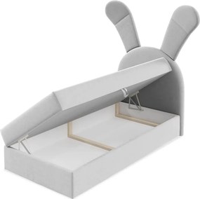 Παιδικό Επενδυμένο Κρεβάτι Bunny Light-Gkri-Deksia