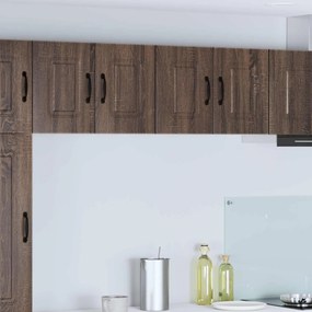 vidaXL Πάνελ πλυντηρίου πιάτων Kalmar 2 pcs Καφέ δρυς
