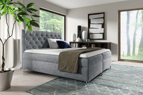 Επενδυμένο κρεβάτι Guliette-Gkri-200 x 200