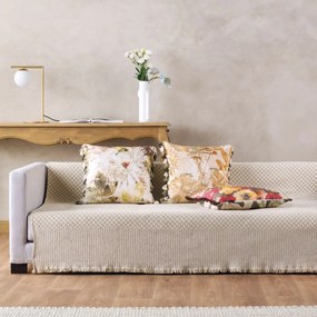 Ριχτάρι Arbito 26 Beige Kentia Τετραθέσιο 180x340cm Ακρυλικό,Βαμβάκι, Polyester