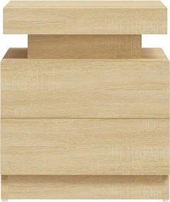vidaXL Κομοδίνο Sonoma Δρυς 40 x 35 x 52 εκ. από Επεξεργ. Ξύλο