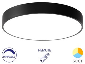 Φωτιστικό Οροφής Braytron BH16-04291 Μαύρο Ματ (Black Mat) CCT3