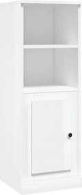 vidaXL Ντουλάπι Γυαλιστερό λευκό 36x35,5x103,5 από Επεξεργασμένο Ξύλο