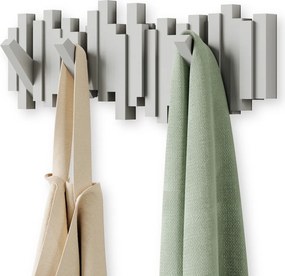 Κρεμάστρα τοίχου 5 θέσεων 49.2x18.1εκ Umbra sticks/γκρί