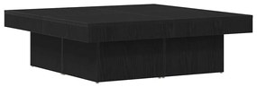 vidaXL Τραπεζάκι σαλονιού Μαύρη δρυς 90 x 90 x 28 cm