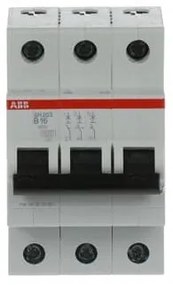Αυτόματη Ασφάλεια SH203-B16 Γκρι 16Α Καμπύλη Β 6kA SH200 73422 ABB 73422