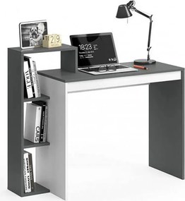Γραφείο 110ΝSΟ Γραφίτη-Λευκό 110x40x90cm