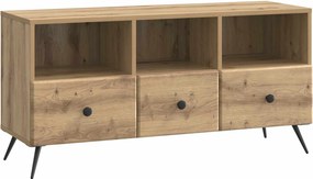 vidaXL Ντουλάπι TV 102 x 34,5 x 50 εκ. Artisan Δρυς Επεξεργασμένο Ξύλο