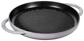 Γκριλιέρα Μαντεμένιο Στρογγυλό Cherry 40511-782 Φ30cm Grey Staub 30cm Cast Iron