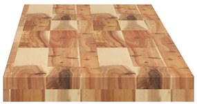 vidaXL Ράφια Κρεμαστά 3 Τεμ. 120x30x4εκ. Φινίρισμα Λαδιού Μασίφ Ακακία