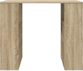 vidaXL Γραφείο με ράφι Δρύς Sonoma 90 x 50 x 75 εκ. Επεξεργασμένο ξύλο