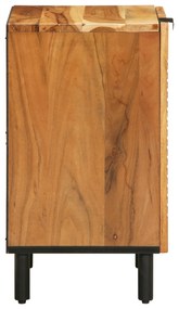 vidaXL Ντουλάπα Μπάνιου 38x33,5x58 εκ. Μασίφ ξύλο ακακίας