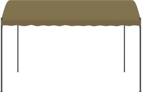 vidaXL Κιόσκι Taupe 4 x 3 x 2,6 μ. 180 γρ/μ²